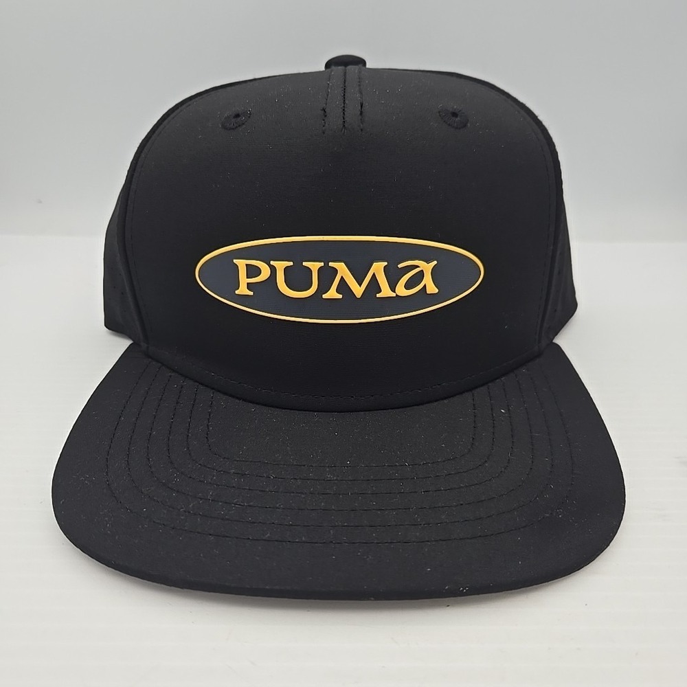PUMA Unity Logo Perforated Mesh Performance Adjustable Snapback‎ Hat